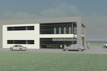  Projekt budynku usługowego at-163 (BSK1047) - projekt budynku z pełnym piętrem - Zdjęcie 2