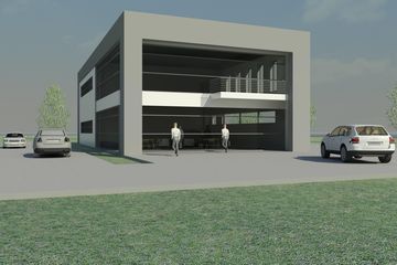  Projekt budynku usługowego at-163 (BSK1047) - projekt budynku z pełnym piętrem - Zdjęcie 3