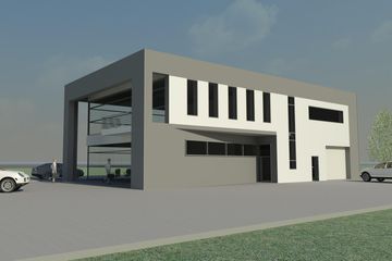  Projekt budynku usługowego at-163 (BSK1047) - projekt budynku z pełnym piętrem - Zdjęcie 4