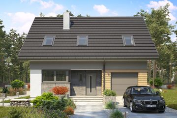  Projekt domu Mateo Alfa (1660) (KRD2808) - projekt domu parterowego z poddaszem - Zdjęcie 6