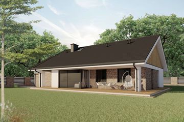  Projekt domu Komodo 1G (SKA1096) - projekt domu parterowego - Zdjęcie 2