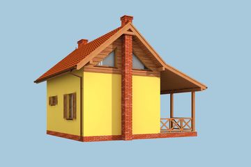  Projekt domu Bari C dom mieszkalny, całoroczny (SLN2633) - projekt domu parterowego z poddaszem - Zdjęcie 3