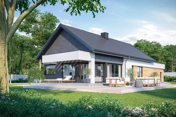  Projekt domu HomeKoncept 44 G2 (KRX1099) - projekt domu parterowego - Zdjęcie 9