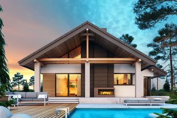  Projekt domu Maja II N 2G+ (BSB1141) - projekt domu parterowego z poddaszem - Zdjęcie 2