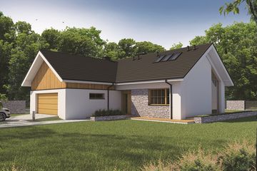  Projekt domu Grenada G2 (SKA1097) - projekt domu parterowego - Zdjęcie 1