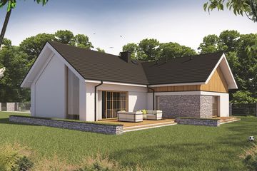  Projekt domu Grenada G2 (SKA1097) - projekt domu parterowego - Zdjęcie 2