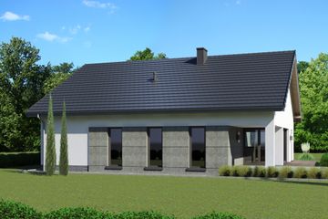  Projekt domu przy Przyjemnej 20 bis (KRK1584) - projekt domu parterowego - Zdjęcie 2