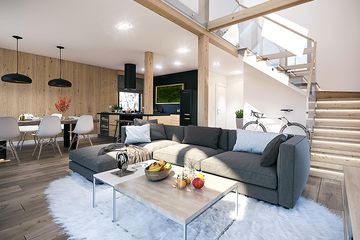  Projekt domu Weranda dr-s (BSA2229) - projekt domu parterowego z poddaszem - Zdjęcie 9