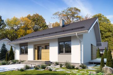 Projekt domu Efi (BSE1161) - projekt domu parterowego - Zdjęcie 1
