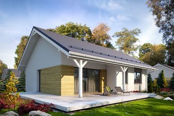  Projekt domu Efi (BSE1161) - projekt domu parterowego - Zdjęcie 2
