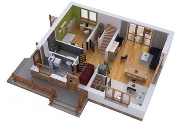  Projekt domu BW-49 wariant 11 bez garażu (JGC1222) - projekt domu parterowego z poddaszem - Zdjęcie 5