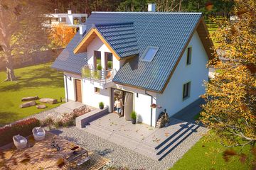  Projekt domu Apollo (WOE1031) - projekt domu parterowego z poddaszem - Zdjęcie 4