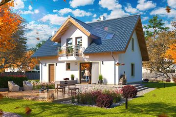  Projekt domu Apollo paliwo stałe (WOE1054) - projekt domu parterowego z poddaszem - Zdjęcie 3