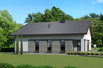  Projekt domu przy Przyjemnej 22 (KRK1590) - projekt domu parterowego - Zdjęcie 2