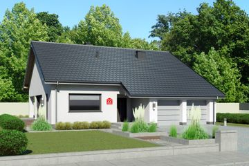  Projekt domu przy Przyjemnej 22 bis (KRK1597) - projekt domu parterowego - Zdjęcie 1