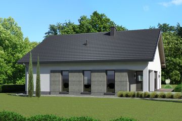  Projekt domu przy Przyjemnej 22 bis (KRK1597) - projekt domu parterowego - Zdjęcie 2