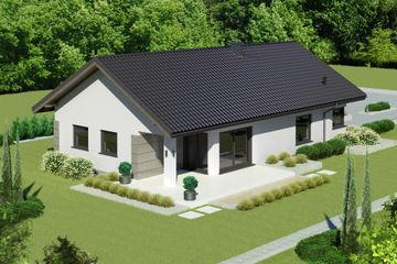  Projekt domu przy Pastelowej 18 D bis (KRK1598) - projekt domu parterowego - Zdjęcie 2