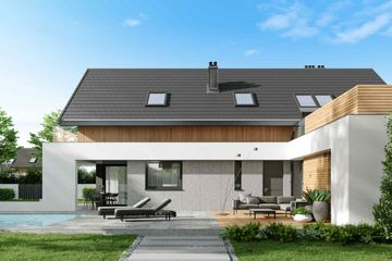  Projekt domu HomeKoncept-01 (KRX1001) - projekt domu parterowego z poddaszem - Zdjęcie 5