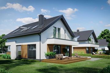  Projekt domu HomeKoncept 72 D (KRX1101) - projekt domu parterowego z poddaszem - Zdjęcie 3