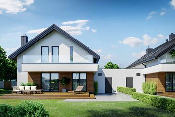  Projekt domu HomeKoncept 72 D (KRX1101) - projekt domu parterowego z poddaszem - Zdjęcie 4