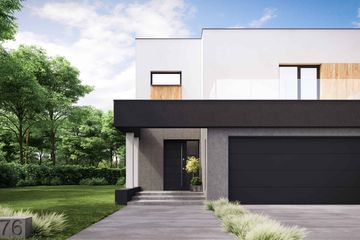  Projekt domu HomeKoncept 76 D (KRX1102) - projekt domu z pełnym piętrem - Zdjęcie 2