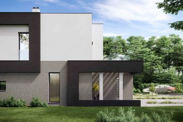  Projekt domu HomeKoncept 76 D (KRX1102) - projekt domu z pełnym piętrem - Zdjęcie 3