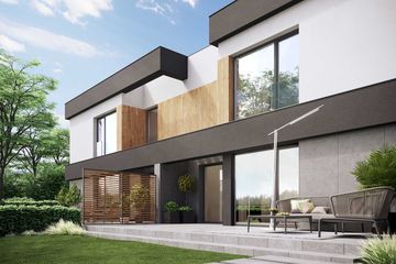  Projekt domu HomeKoncept 76 D (KRX1102) - projekt domu z pełnym piętrem - Zdjęcie 4