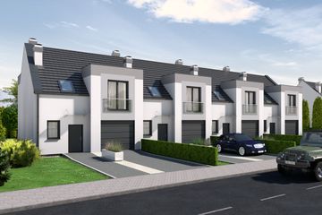  Projekt domu Emil - bliźniak pl+p (WRD2685) - projekt domu parterowego z poddaszem - Zdjęcie 3