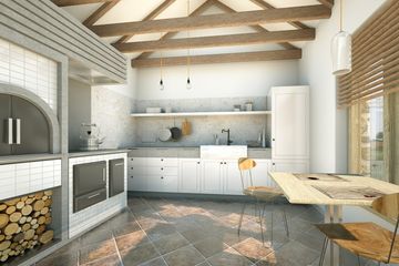  Projekt kuchni letniej Kuchnia letnia (WRD2443) - projekt kuchni parterowego - Zdjęcie 4