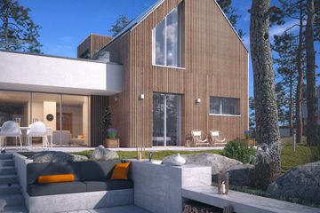  Projekt domu Justa 3 (BSA2243) - projekt domu parterowego z poddaszem - Zdjęcie 4