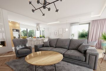  Projekt domu Domena 126 B (WRW1329) - projekt domu parterowego - Zdjęcie 4