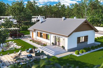  Projekt domu Tracja 2 G1 (WOE1149) - projekt domu parterowego - Zdjęcie 4