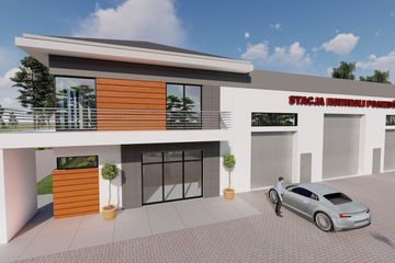  Projekt warsztatu At-182 (BSK1048) - projekt warsztatu z pełnym piętrem - Zdjęcie 4