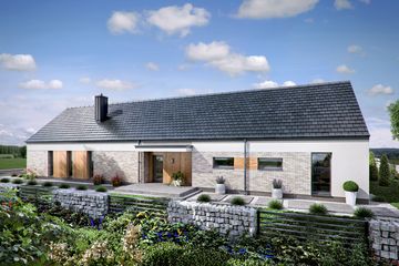  Projekt domu Domena 123 B1 (WRW1334) - projekt domu parterowego - Zdjęcie 3