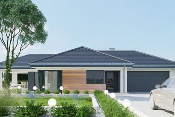  Projekt domu uA104 (WCB1175) - projekt domu parterowego - Zdjęcie 1