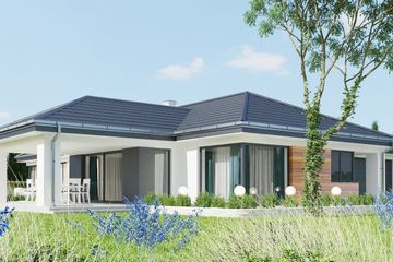  Projekt domu uA104 (WCB1175) - projekt domu parterowego - Zdjęcie 2