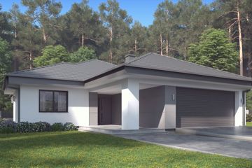  Projekt domu uA143 (WCB1176) - projekt domu parterowego - Zdjęcie 2