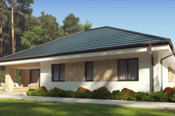  Projekt domu uA135 (WCB1177) - projekt domu parterowego - Zdjęcie 2