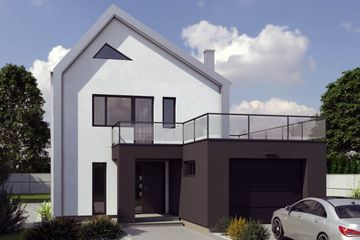  Projekt domu uA86 (WCB1179) - projekt domu z pełnym piętrem - Zdjęcie 1