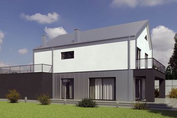  Projekt domu uA86 (WCB1179) - projekt domu z pełnym piętrem - Zdjęcie 3