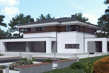  Projekt domu uA140 (WCB1180) - projekt domu z pełnym piętrem - Zdjęcie 3