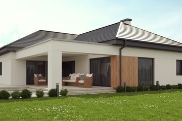  Projekt domu uA65v1 (WCB1183) - projekt domu parterowego - Zdjęcie 3