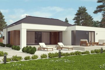  Projekt domu uA65v2 (WCB1184) - projekt domu parterowego - Zdjęcie 1