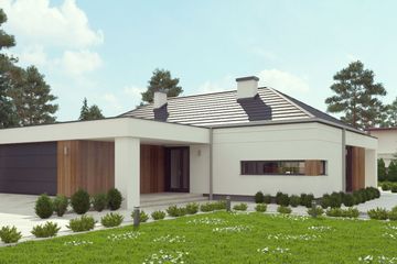  Projekt domu uA65v2 (WCB1184) - projekt domu parterowego - Zdjęcie 3