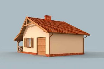  Projekt domu Bahia C dom mieszkalny, całoroczny (SLN2658) - projekt domu parterowego - Zdjęcie 2