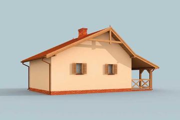  Projekt domu Bahia C dom mieszkalny, całoroczny (SLN2658) - projekt domu parterowego - Zdjęcie 3