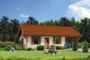  Projekt domu Awinion C dom mieszkalny, całoroczny (SLN2661) - projekt domu parterowego - Zdjęcie 1