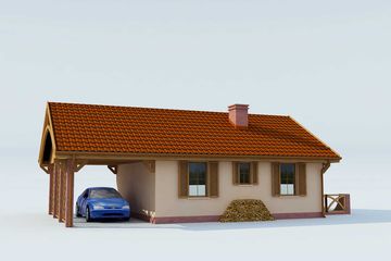  Projekt domu Awinion C dom mieszkalny, całoroczny (SLN2661) - projekt domu parterowego - Zdjęcie 2