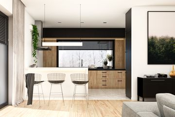  Projekt domu Klarowny D55 (WWB1057) - projekt domu parterowego - Zdjęcie 3