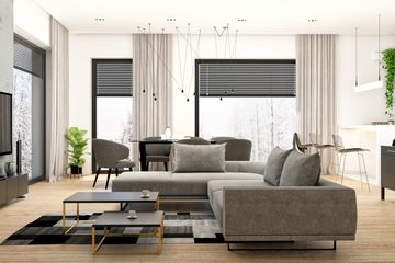  Projekt domu Klarowny D55 (WWB1057) - projekt domu parterowego - Zdjęcie 4